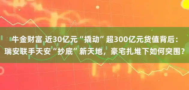 牛金财富 近30亿元“撬动”超300亿元货值背后：瑞安联手天安“抄底”新天地，豪宅扎堆下如何突围？