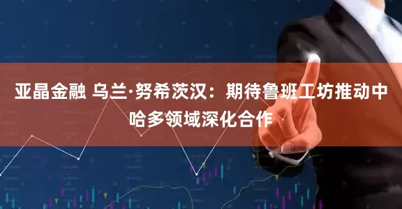 亚晶金融 乌兰·努希茨汉：期待鲁班工坊推动中哈多领域深化合作