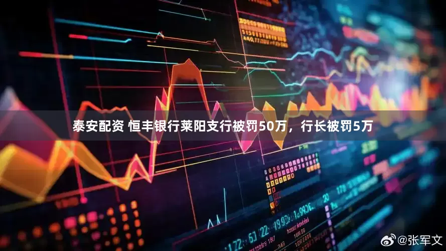 泰安配资 恒丰银行莱阳支行被罚50万，行长被罚5万