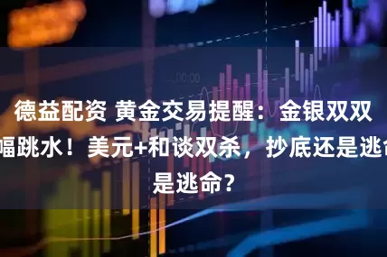 德益配资 黄金交易提醒：金银双双大幅跳水！美元+和谈双杀，抄底还是逃命？
