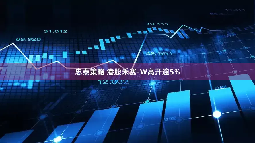 忠泰策略 港股禾赛-W高开逾5%